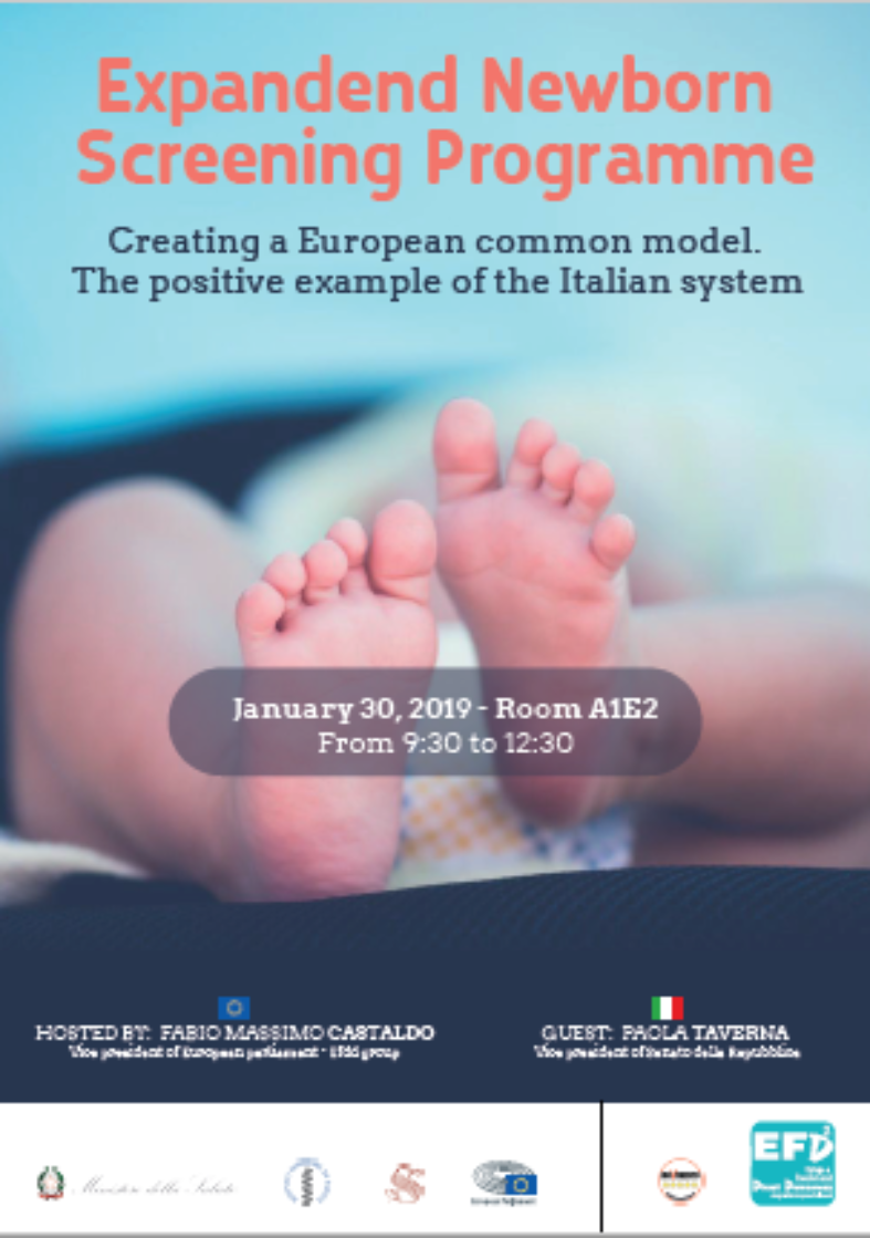Screening Neonatale Allargato. Verso un modello comune europeo. L’esempio virtuoso del sistema italiano